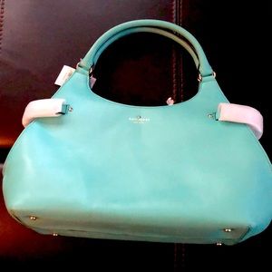 New aqua color Kate Spade purse